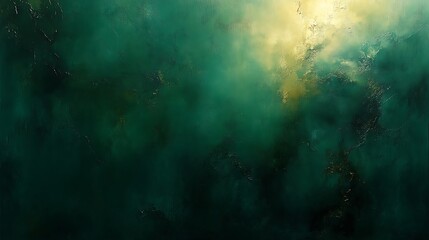 Obraz premium Emerald Green Abstract Oil Painting Texture