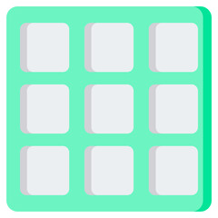 Grid Flat Icon