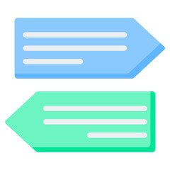 Obraz premium Signage Flat Icon