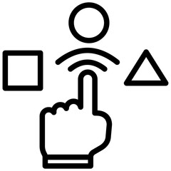 User Experience Outline Icon