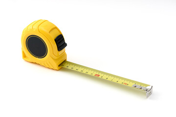 Measuring Tape on the white background.
