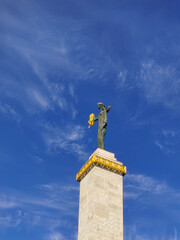 beautiful Statue of Medea in the city of Batumi Georgia