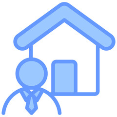Landlord Blue Icon
