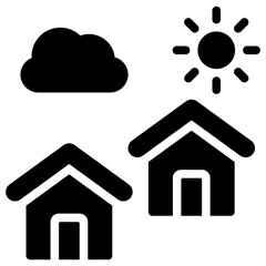 Suburb Glyph Icon