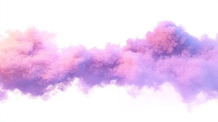 Fototapeta premium Pink and purple smoke cloud, floating gently, soft textured edges, ethereal and abstract, artistic design, seamless floating effect, glowing soft transitions