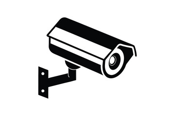 CCTV camera icon with Transparent Background Clipart Illustration and Monitoring 