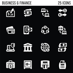 Finances, audit, accounting, taxes editable stroke outline icons set isolated on white background flat vector illustration.