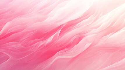 Smooth gradient of pink waves, flowing pattern, modern abstract design, soft and vibrant, clean high-resolution art