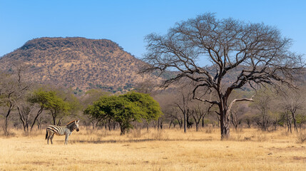 サバンナ-シマウマ