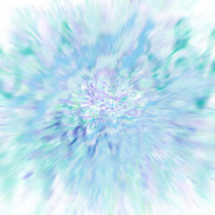 Obraz premium An abstract transparent iridescent color blur design element.