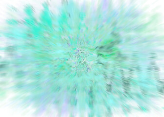 An abstract transparent iridescent color blur design element.