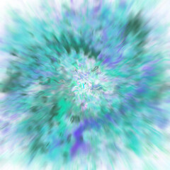 Obraz premium An abstract transparent iridescent color blur design element.