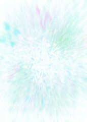 Fototapeta premium An abstract transparent iridescent color blur design element.