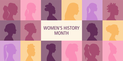 Women's History Month banner.