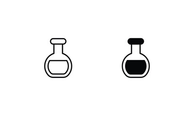 Chemistry icons set vector stock illustration