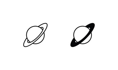 Astronomy icons set vector stock illustration