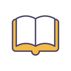 Text Book icon education vector