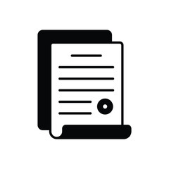 Document vector icon