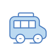 Student Bus icon education vector