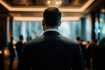Professional Bodyguard at Elegant Event Venue