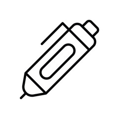 Pen icon education vector