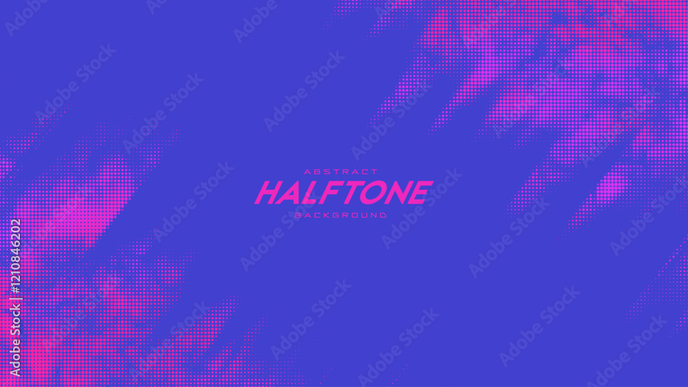 Poster abstract vector torn monochrome halftone background. scrathed dotted texture element. diagonal compo