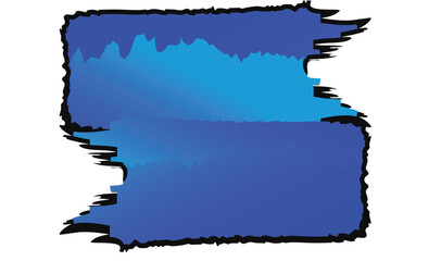  Abstract Red Brush Stroke on Orange Background