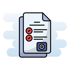 Document vector icon