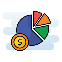 Sell Share vector icon