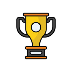 Trophy vector icon