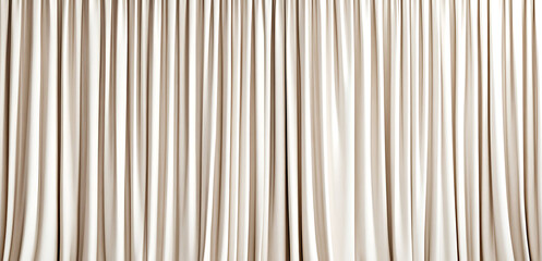 Rideau lisse avec plis d&eacute;licats