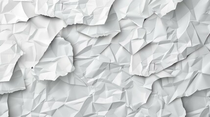 Obraz premium Experience the unique texture of wrinkled glued paper with realistic vector effects, perfect for creative projects and designs.