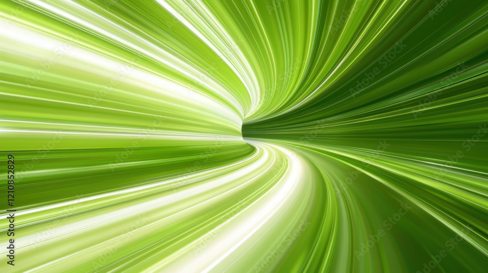 Canvas Prints A vibrant green abstract background features blurred motion, creating a sense of energy and fluidity.