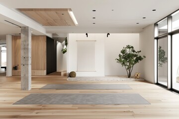 Obraz premium Serene Yoga Studio
