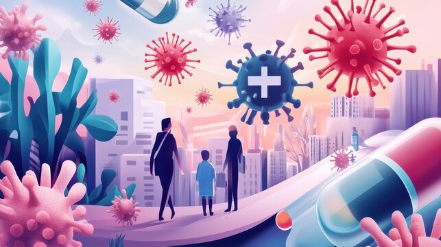 Allergic reaction abstract concept vector illustration set. Allergic disease, drug allergy, CPR, first aid, antihistamines therapy, skin rash, dermatology clinic, anaphylactic shock abstract metaphor