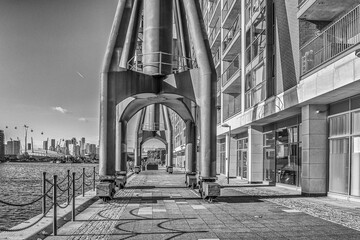 Stothert and Pitt cranes, historical landmark, London, United Kingdom,12 November 2024
