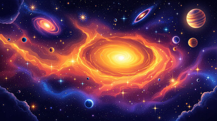 space galaxy background