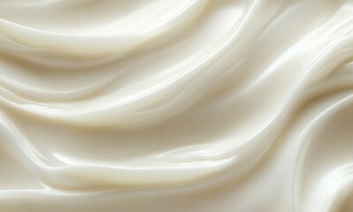 Creamy White Texture Soft Lighting Minimalist Swatch Background Spa Skincare Cream Body Lotion