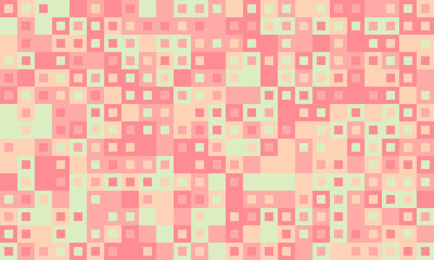 Symmetrical cube grid with vibrant, ornate colors. A beautiful geometric pattern suited for posters, fabric, or material design with a modern, textured appeal.