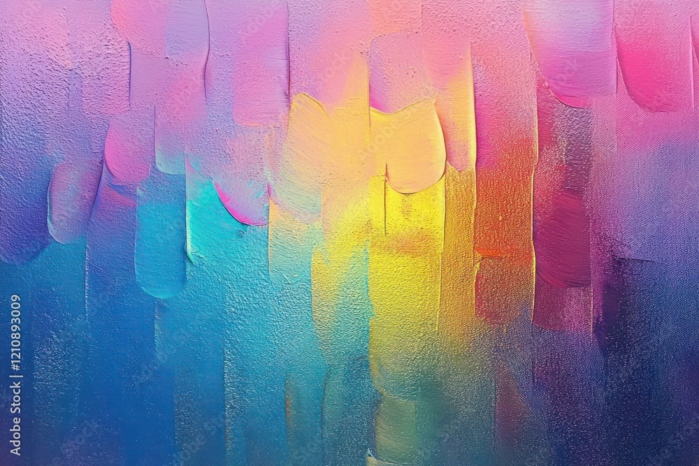 Poster iridescent abstract holographic rainbow texture background with soft light reflections and gradient 