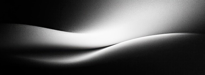 High Contrast Minimalist Abstract Black White Composition Chiaroscuro Gradient Texture Background