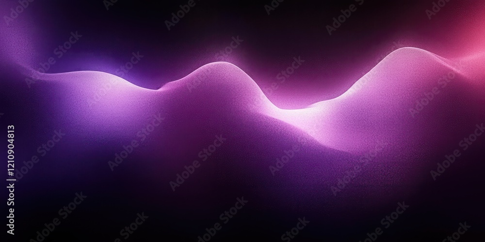 Poster deep purple black gradient background abstract texture with luminescent glow and smooth lighting eff