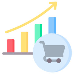 Market Trend Flat Icon