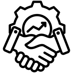 Partnership Outline Icon