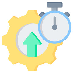 Efficiency Flat Icon