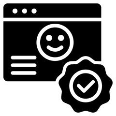 User Friendly Glyph Icon