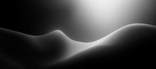 Monochrome Abstract Composition Soft Gradients Minimalism Dramatic Lighting Textured Depth Contemplative Atmosphere
