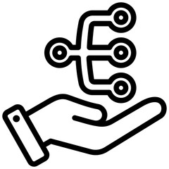 Multichannel Outline Icon