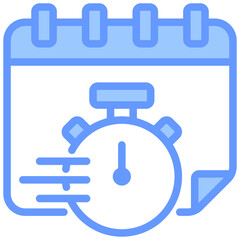 Flexitime Blue Icon
