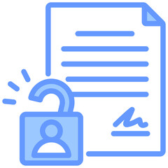 Independent Contractor Blue Icon